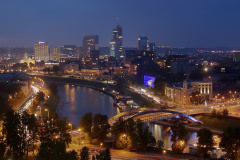 Widok na p&oacute;łnoc z Zamku Giedymina