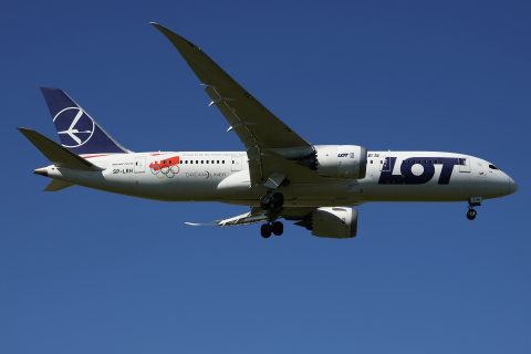 SP-LRH (okleina "Proud to fly the Polish Olympic Team")