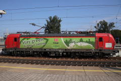 X4-E-Loco-AB Vectron MS 045, DB Schenker Rail Polska (okleina "Stay green. Gramy w zielone")