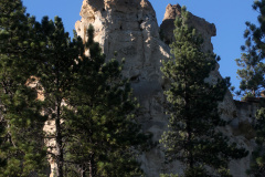 Formacja skalna w pobliżu Sweet Medicine Road