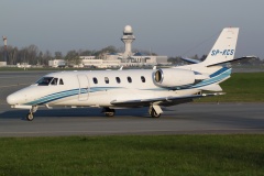 Citation XLS, SP-KCS, Blue Jet (Jet Service) (Lotnictwo &raquo; Spotting na EPWA &raquo; Cessna 560XL)