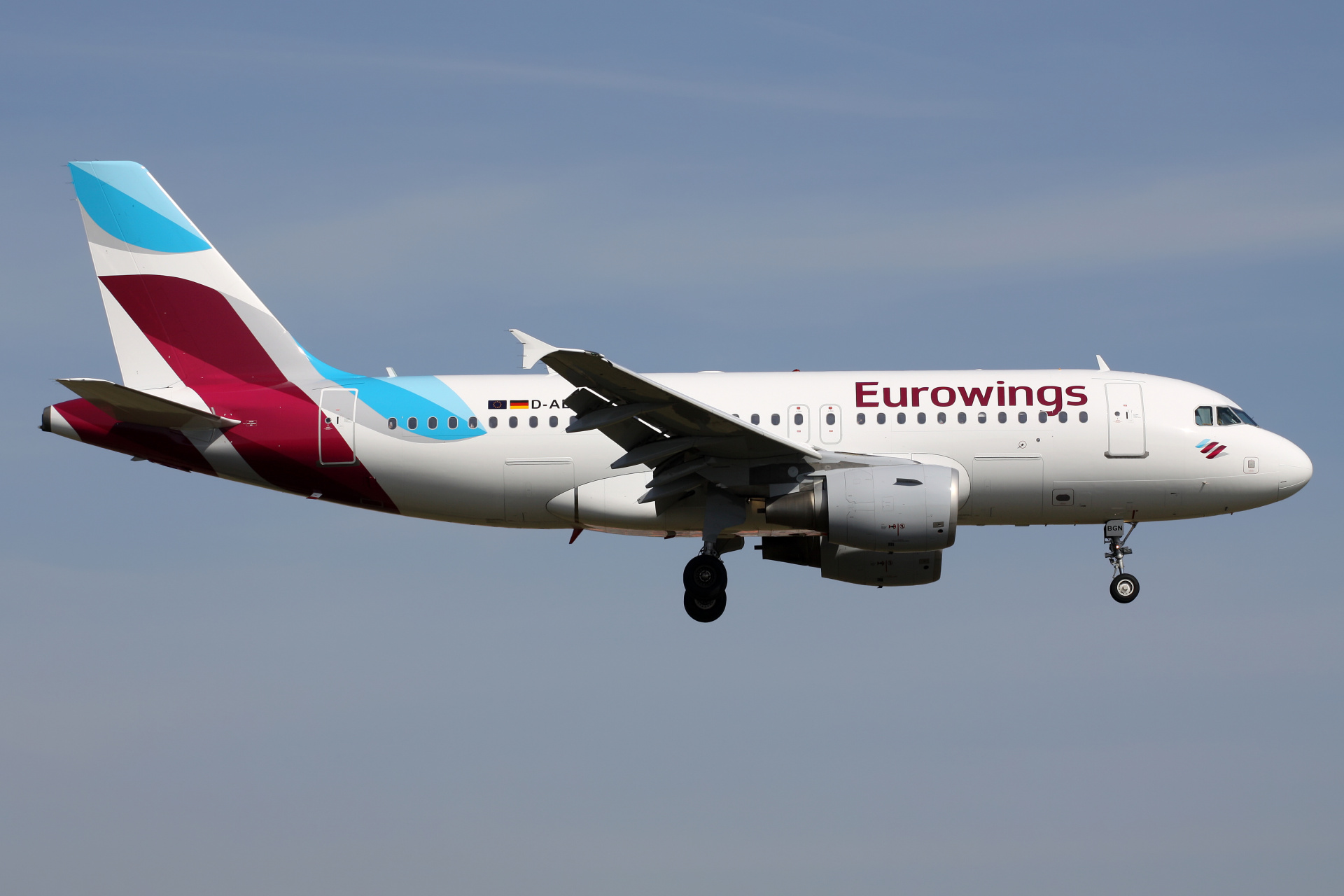 D-ABGN, Eurowings (Lotnictwo &raquo; Spotting na EPWA &raquo; Airbus A319-100 &raquo; Eurowings)