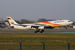OO-ABA (Lotnictwo &raquo; Spotting na EPWA &raquo; Airbus A340-300 &raquo; Air Belgium)