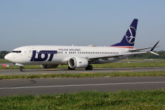 SP-LVA (Lotnictwo &raquo; Spotting na EPWA &raquo; Boeing 737-8 MAX &raquo; Polskie Linie Lotnicze LOT)
