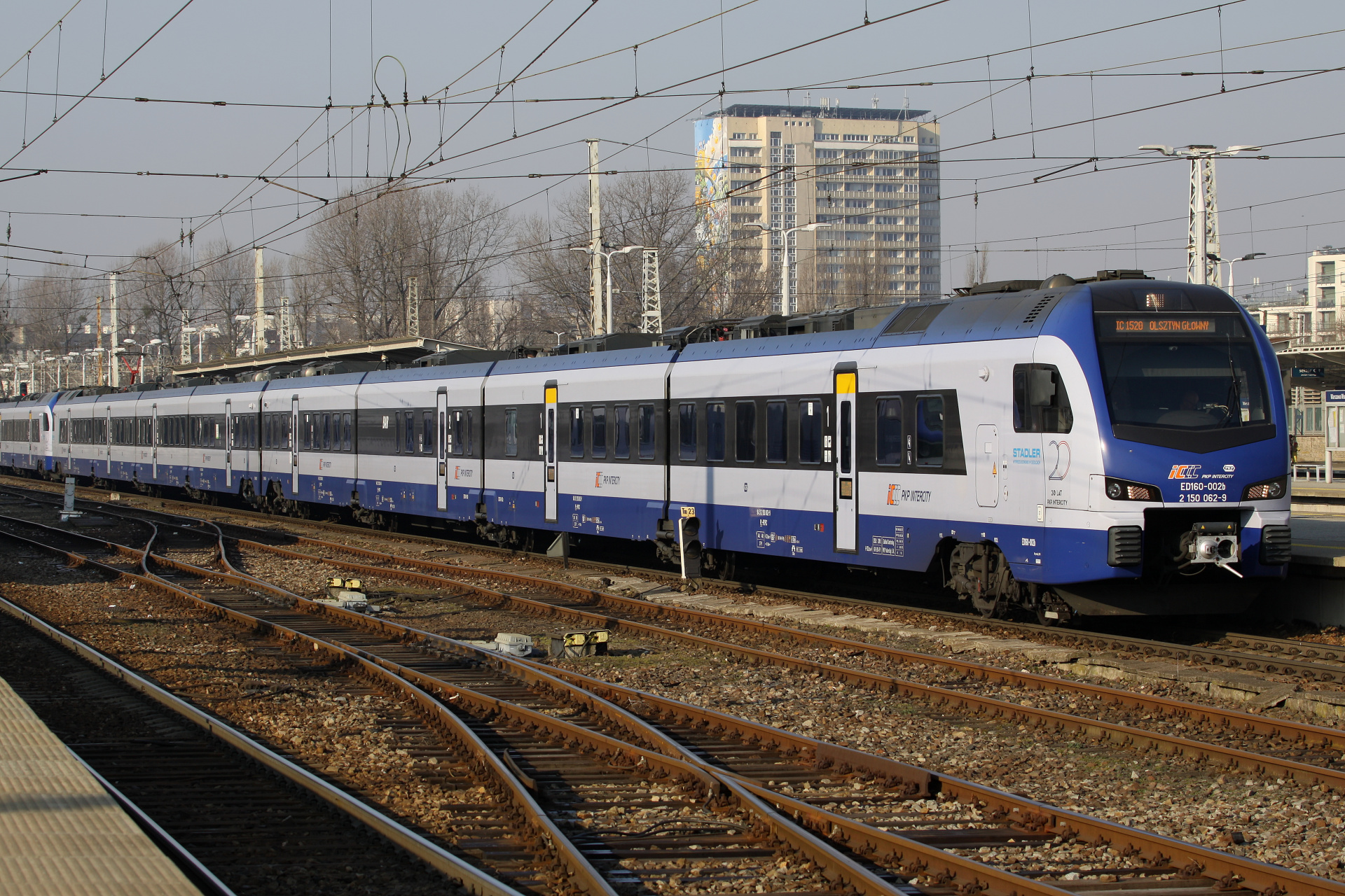 L-4292 ED160-002 (FLIRT 200, naklejka "20 lat PKP Intercity") (Pojazdy &raquo; Pociągi i lokomotywy &raquo; Stadler FLIRT3 &raquo; PKP Intercity)