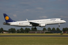 D-AECE, Lufthansa (Lufthansa CityLine) (Lotnictwo &raquo; Spotting na Schiphol &raquo; Embraer E190)