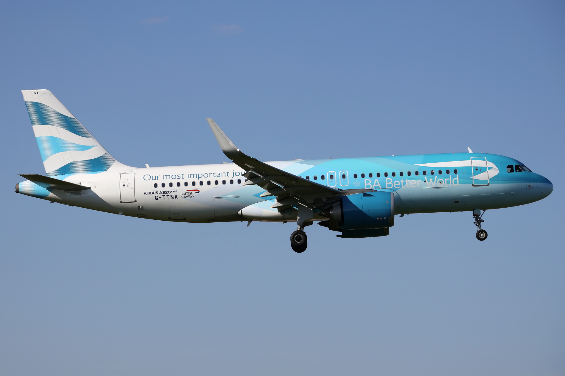 G-TTNA ("BA Better World" livery) (Aviation &raquo; EPWA Spotting &raquo; Airbus A320neo &raquo; British Airways)