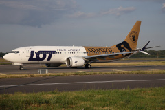 SP-LVK ("100 years of Krosno Glass" wrap) (Aviation &raquo; EPWA Spotting &raquo; Boeing 737-8 MAX &raquo; LOT Polish Airlines)