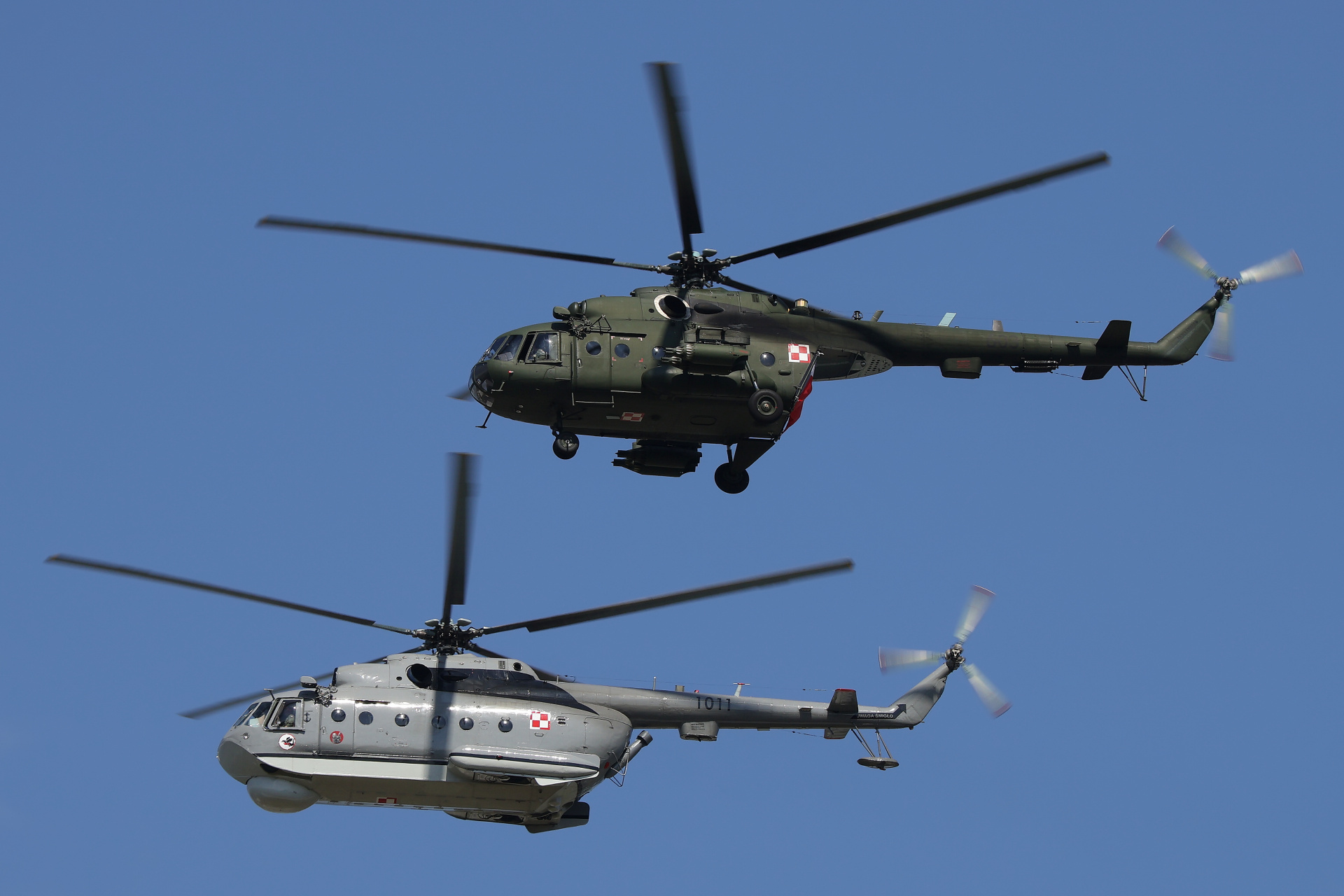 Mil Mi-17, 608, Polskie Siły Powietrzne, Mil Mi-14PŁ, 1011, Polska Marynarka Wojenna (Lotnictwo &raquo; Air Show Radom 2023)