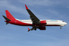 SP-EXH (częściowe malowanie SpiceJet) (Lotnictwo &raquo; Spotting na EPWA &raquo; Boeing 737-8 MAX &raquo; Enter Air)