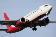 SP-EXH (częściowe malowanie SpiceJet) (Lotnictwo &raquo; Spotting na EPWA &raquo; Boeing 737-8 MAX &raquo; Enter Air)