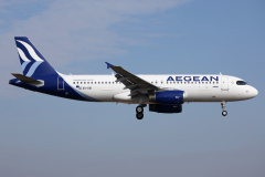 SX-DGI (nowe malowanie) (Lotnictwo &raquo; Spotting na EPWA &raquo; Airbus A320-200 &raquo; Aegean Airlines)