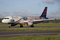 OO-SNM (malowanie "Ikony Belgii - Atomium") (Lotnictwo &raquo; Spotting na EPWA &raquo; Airbus A320-200 &raquo; Brussels Airlines)