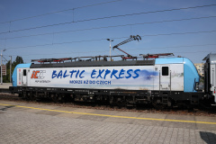 X4-E-Loco-AB Vectron MS 6193 328 "Maciej" (okleina "Baltic Express. Morze do Czech") (Pojazdy &raquo; Pociągi i lokomotywy &raquo; Siemens Vectron &raquo; PKP Intercity (Cargounit))