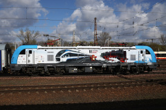 EU200-004 (okleina "VI Tłuszczański Dzień Techniki Kolejowej") (Pojazdy &raquo; Pociągi i lokomotywy &raquo; Newag Griffin &raquo; E4MSUa (Wielosystemowe), PKP Intercity)