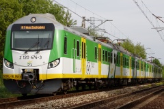 EN57AL-1674 (Pojazdy &raquo; Pociągi i lokomotywy &raquo; Pafawag 5B/6B (EN57 i pochodne) &raquo; Koleje Mazowieckie)