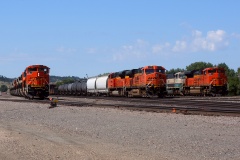 Baza BNSF w Forsyth (Podróże &raquo; USA: Drogi nie obrane &raquo; Pojazdy)