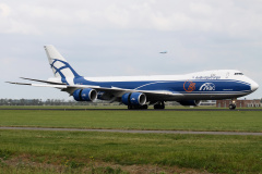VQ-BFE (malowanie 25. rocznicy) (Lotnictwo &raquo; Spotting na Schiphol &raquo; Boeing 747-8F &raquo; AirBridgeCargo Airlines)